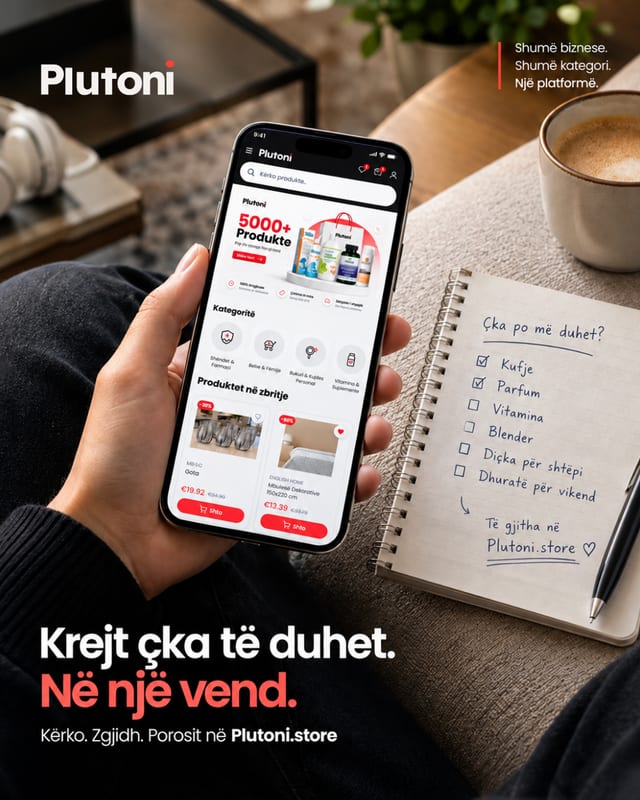 Dorë me telefon dhe listë blerjesh nga Plutoni