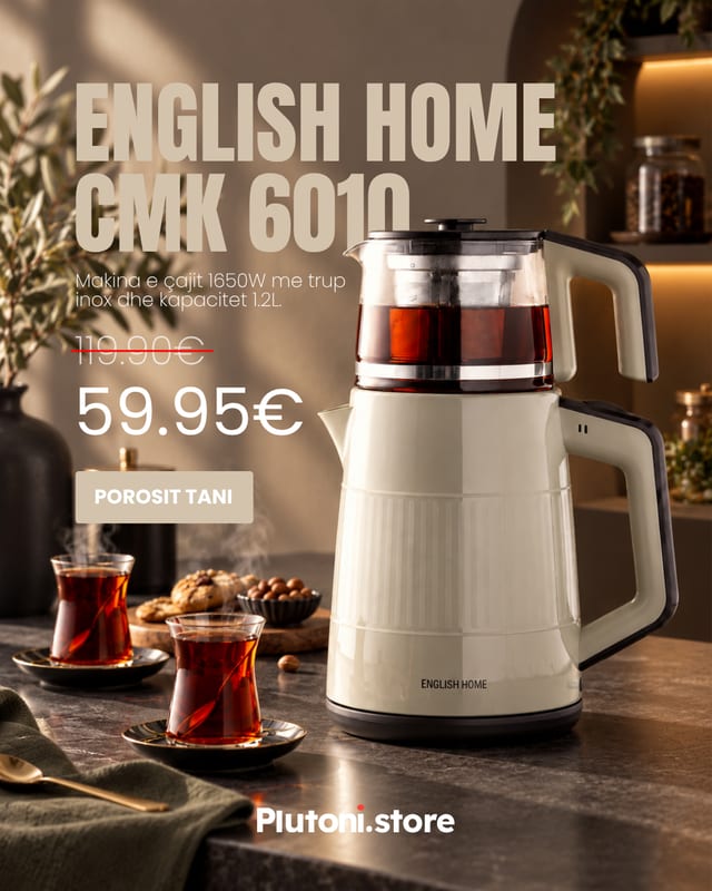 Makina e çajit English Home me gota çaji