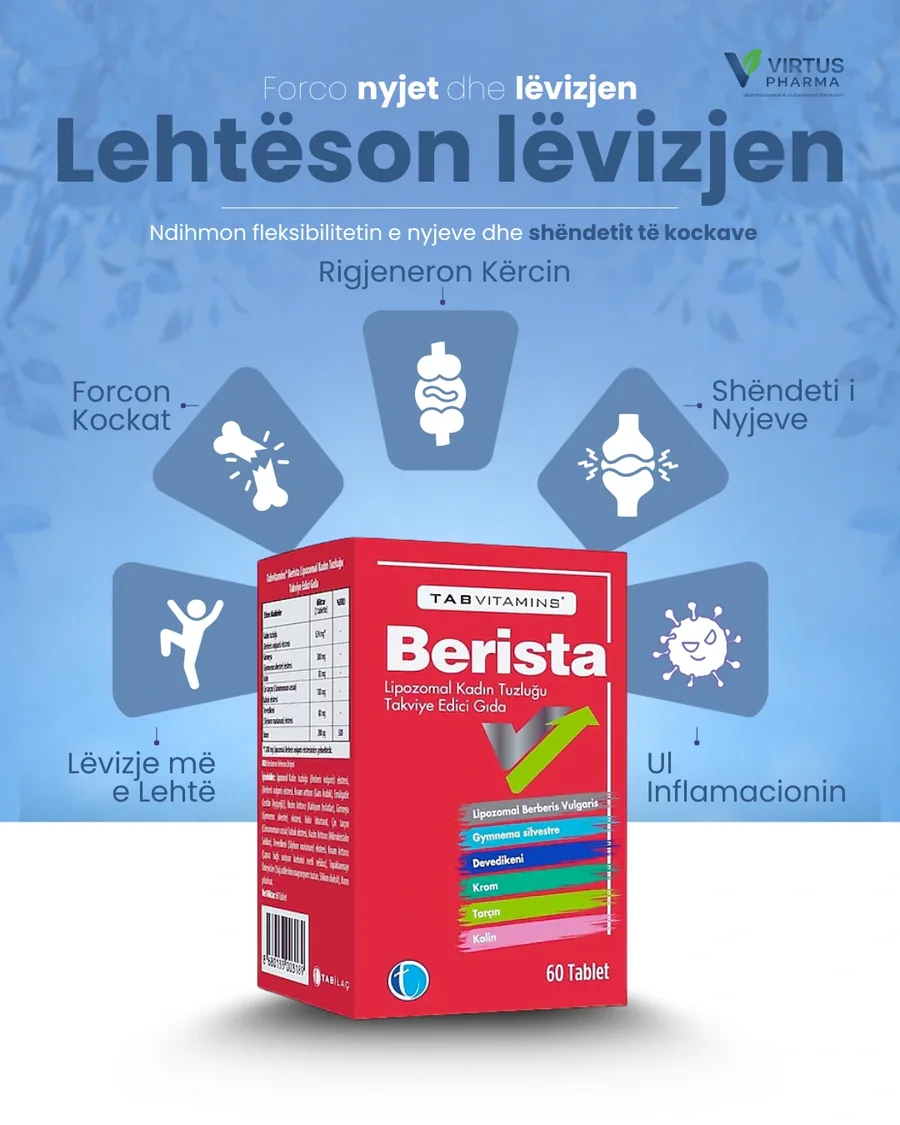 Postim informues Virtus Pharma me produktin Berista
