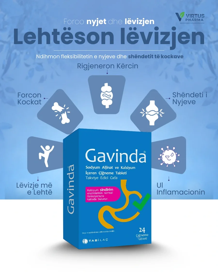 Postim informues Virtus Pharma me produktin Gavinda