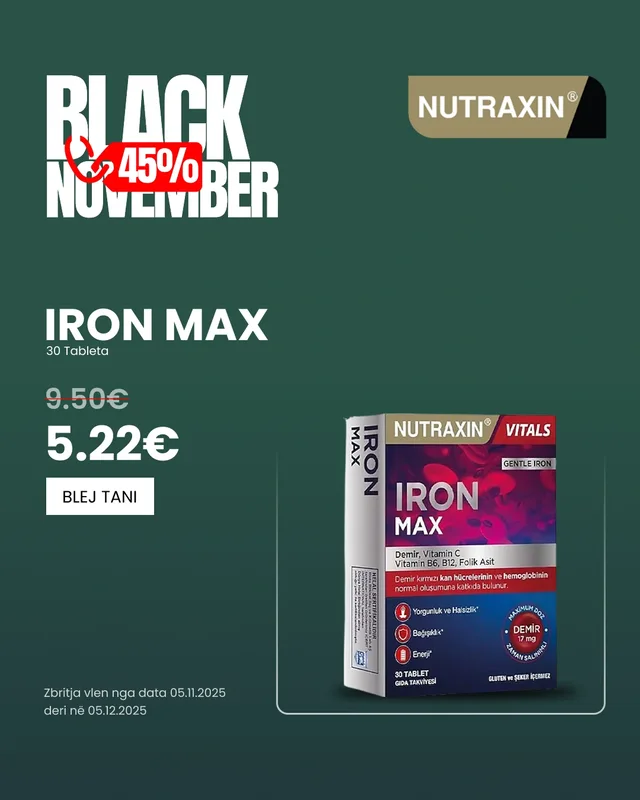 Postim promocional Nutraxin Iron Max