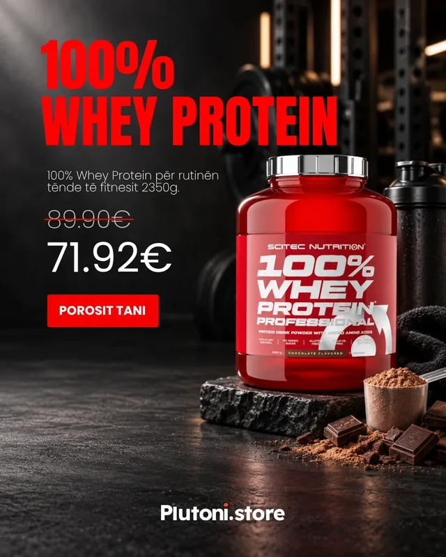 Dizajn promocional për Whey Protein