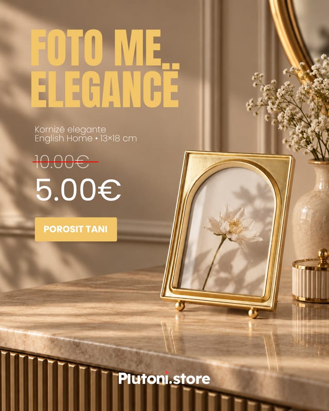 Kornizë elegante English Home mbi mermer