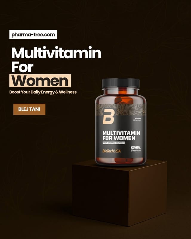 Multivitamin For Women i BioTechUSA mbi podium